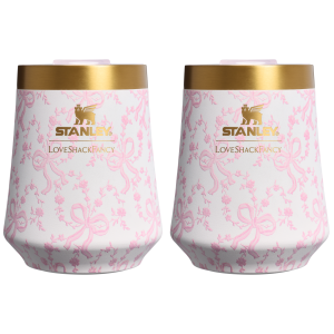 Stanley 1913 x LoveShackFancy Holiday The Reserve Wine Tumbler Set | 11 OZ (2-pack)